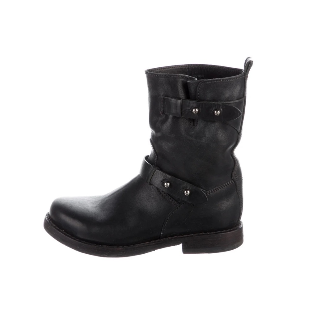 Rag and Bone leather moto boot size 38.5